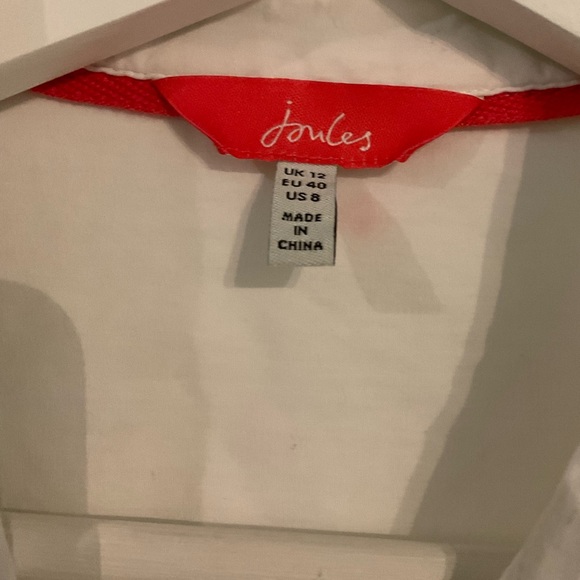 Joules Tailored Shirt with Embroidered Stars Bees, and Polka Dots. - Picture 2 of 5